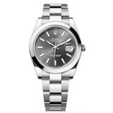  Shop Authentic Rolex Datejust 41 Oyster Grey Dial Oystersteel Strap Watch for Men - M126300-0007 - Luxxuri