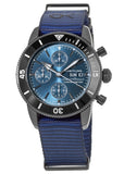  Shop Authentic Breitling Superocean Heritage Chronograph 44 Outerknown Blue Dial Blue NATO Strap Watch for Men - M133132A1C1W1 - Luxxuri