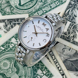  Shop Authentic Marc Jacobs Sally White Dial Silver Steel Strap Watch for Women - MBM8642 - Luxxuri