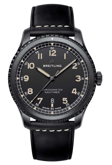  Shop Authentic Breitling Navitimer 8 Automatic Chronometer Black Dial Mens Watch - M17314101B1X1 - Luxxuri