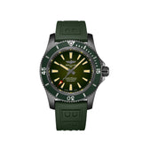  Shop Authentic Breitling Superocean Automatic 46 Green Dial Green Rubber Strap Watch for Men - M173681A1L1S1 - Luxxuri