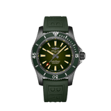  Shop Authentic Breitling Superocean Automatic 46 Green Dial Green Rubber Strap Watch for Men - M173681A1L1S1 - Luxxuri