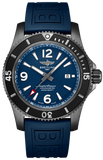  Shop Authentic Breitling Superocean Automatic 46mm Blue Dial Blue Rubber Strap Watch for Men - M17368D71C1S1 - Luxxuri