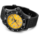  Shop Authentic Breitling Superocean Automatic 46mm Yellow Dial Black Rubber Strap Watch for Men - M17368D71I1S1 - Luxxuri