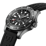  Shop Authentic Breitling Superocean 44mm Special Volcano Black Dial Black Rubber Strap Watch for Men - M17393131B1S1 - Luxxuri