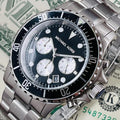  Shop Authentic Michael Kors Everest Chronograph Black Dial Silver Steel Strap Watch For Men - MK8256 - Luxxuri
