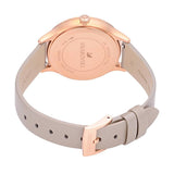  Shop Authentic Swarovski Octea Nova Grey Dial Grey Leather Strap Watch for Women - 5295326 - Luxxuri