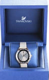  Shop Authentic Swarovski Octea Nova Grey Dial Grey Leather Strap Watch for Women - 5295326 - Luxxuri