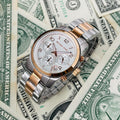  Shop Authentic Michael Kors Runway Silver Dial Two Tone Steel Strap Watch for Women - MK5315 - Luxxuri
