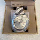  Shop Authentic Burberry The City Nova White Dial Checked Brown Leather Strap Watch for Men - BU9357 - Luxxuri