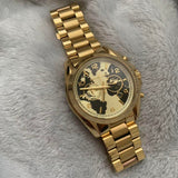  Shop Authentic Michael Kors Bradshaw Stop Hunger Black Gold Dial Gold Steel Strap Watch for Women - MK6272 - Luxxuri