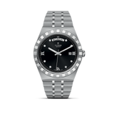  Shop Authentic Tudor Royal Automatic Diamonds Black Dial Silver Steel Strap Watch for Men - M28600-0004 - Luxxuri