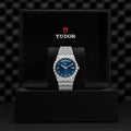  Shop Authentic Tudor Royal Automatic Diamonds Blue Dial Silver Steel Strap Watch for Men - M28600-0006 - Luxxuri