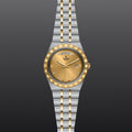 Tudor Royal Automatic Diamonds Gold Dial Two Tone Steel Strap Watch for Men - M28603-0006