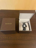  Shop Authentic Gucci G Timeless Ghost Black Dial Black Leather Strap Watch For Men - YA1264018 - Luxxuri