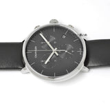  Shop Authentic Calvin Klein High Noon Chronograph Black Dial Black Leather Strap Watch for Men - K8M271C1 - Luxxuri