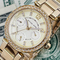  Shop Authentic Michael Kors Parker White Dial Gold Steel Strap Watch for Women - MK6056 - Luxxuri