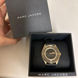  Shop Authentic Marc Jacobs Tether Black Dial Black Leather Strap Watch for Women - MBM1376 - Luxxuri