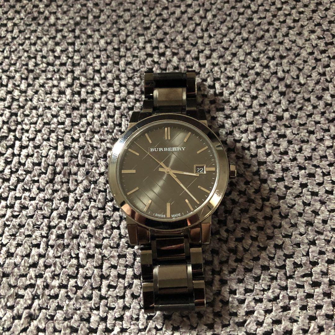  Shop Authentic Burberry The City Grey Dial Gunmetal Steel Strap Watch for Men - BU9007 - Luxxuri