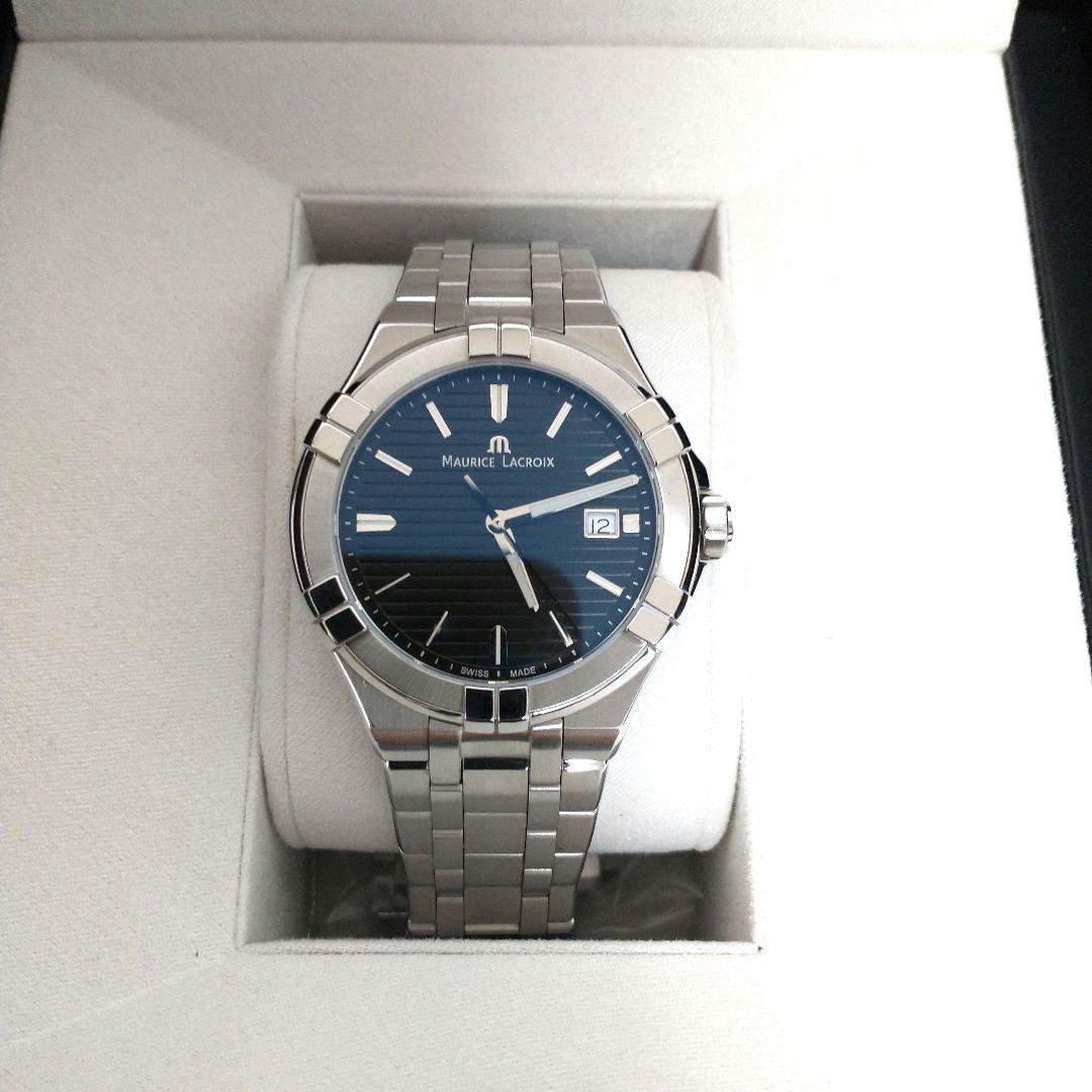  Shop Authentic Maurice Lacroix Aikon Venturer Black Dial Silver Steel Strap Watch for Men - AI1008-SS002-331-1 - Luxxuri