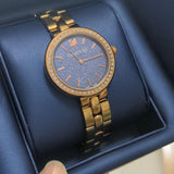  Shop Authentic Swarovski Daytime Glittering Blue Dial Rose Gold Steel Strap Watch for Women - 5182277 - Luxxuri