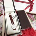  Shop Authentic Daniel Wellington Classy St Mawes White Dial Brown Leather Strap Watch For Women - DW00100059 - Luxxuri