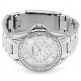  Shop Authentic Fossil Riley Multifunction Silver Dial Silver Steel Strap Watch for Women - ES3202 - Luxxuri