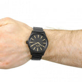  Shop Authentic Armani Exchange Nico Analog Black Dial Black Steel Strap Watch For Men - AX7102 - Luxxuri