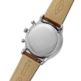  Shop Authentic Fossil The Commuter Twist Black Dial Brown Leather Strap Watch for Men -  ME1165 - Luxxuri