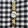  Shop Authentic Marc Jacobs Amy Dinky White Dial Gold Steel Strap Watch for Women - MBM3226 - Luxxuri