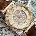  Shop Authentic Michael Kors Catlin Champagne Dial Brown Leather Strap Watch for Women - MK2375 - Luxxuri