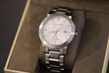  Shop Authentic Burberry The City Silver Dial Silver Steel Strap Watch for Men - BU9900 - Luxxuri