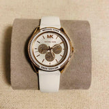  Shop Authentic Michael Kors Oversized Sport Quartz White Dial White Rubber Strap Watch For Women - MK6945 - Luxxuri