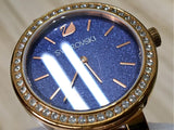  Shop Authentic Swarovski Daytime Glittering Blue Dial Rose Gold Steel Strap Watch for Women - 5182277 - Luxxuri