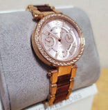  Shop Authentic Michael Kors Parker Rose Gold Dial Two Tone Steel Strap Watch for Women - MK6239 - Luxxuri