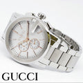  Shop Authentic Gucci G Chrono Chronograph Silver Dial Silver Steel Strap Watch For Men - YA101201 - Luxxuri