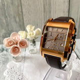  Shop Authentic Burberry Heritage Chronograph Square Grey Dial Brown Leather Strap Watch for Men - BU1566 - Luxxuri