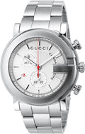  Shop Authentic Gucci G Chrono Chronograph White Dial Silver Steel Strap Watch For Men - YA101339 - Luxxuri