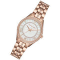  Shop Authentic Michael Kors Lauryn Mother of Pearl Dial Rose Gold Steel Strap Watch for Women - MK3716 - Luxxuri