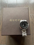  Shop Authentic Gucci Dive Black Dial Silver Steel Strap Watch For Women - YA136403 - Luxxuri