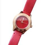  Shop Authentic Marc Jacobs Blade Red Dial Red Leather Strap Watch for Women - MBM1204 - Luxxuri