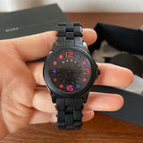  Shop Authentic Marc Jacobs Pelly Black Dial Black Silicone Strap Watch for Women - MBM2543 - Luxxuri