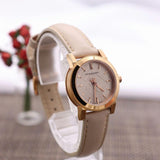  Shop Authentic Burberry The City Gold Dial Beige Leather Strap Watch for Women - BU9210 - Luxxuri