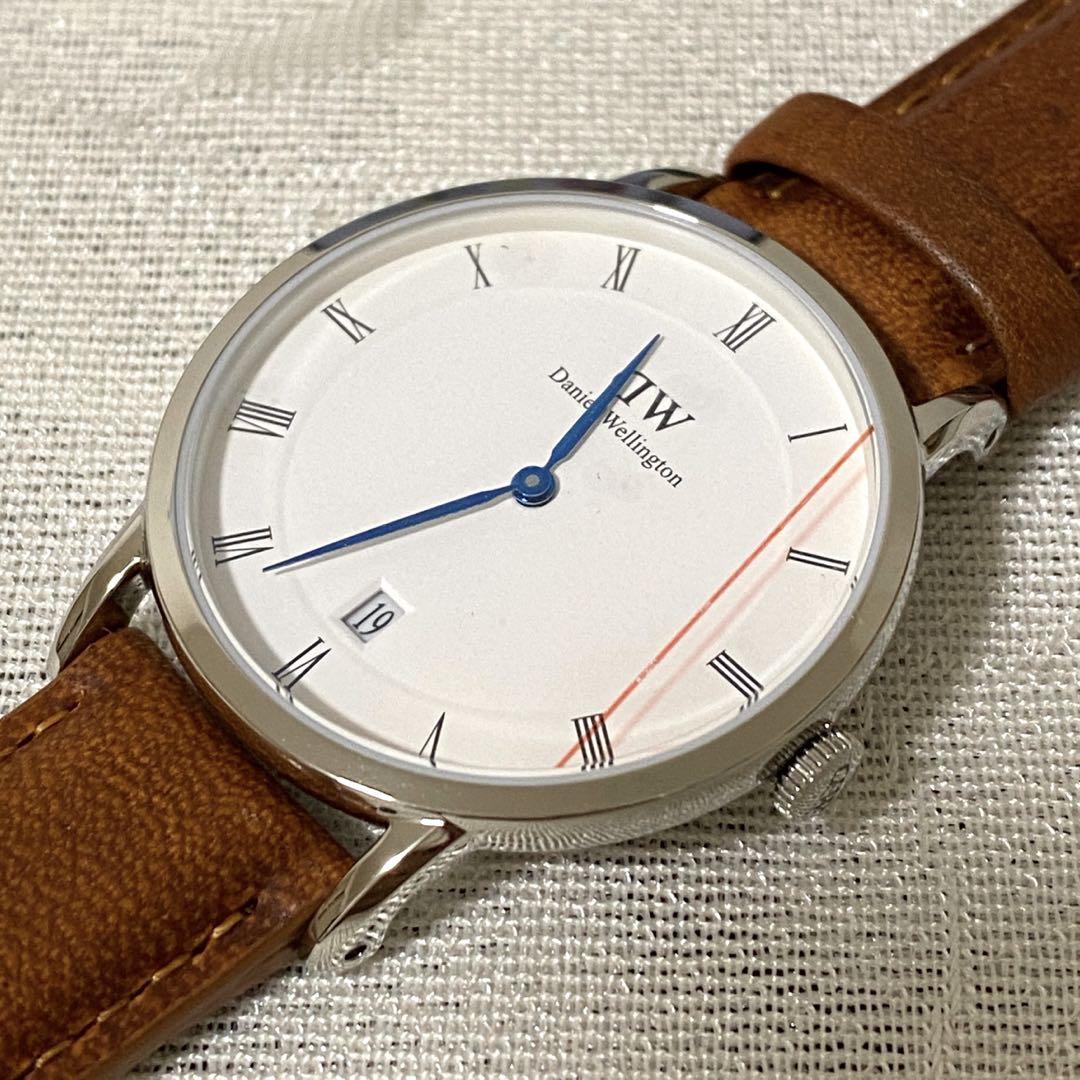  Shop Authentic Daniel Wellington Dapper Durham Analog White Dial Brown Leather Strap Watch For Women - DW00100114 - Luxxuri