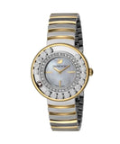  Shop Authentic Swarovski Lovely Crystals Mother of Pearl Dial Two Tone Steel Strap Watch for Women - 1187022 - Luxxuri