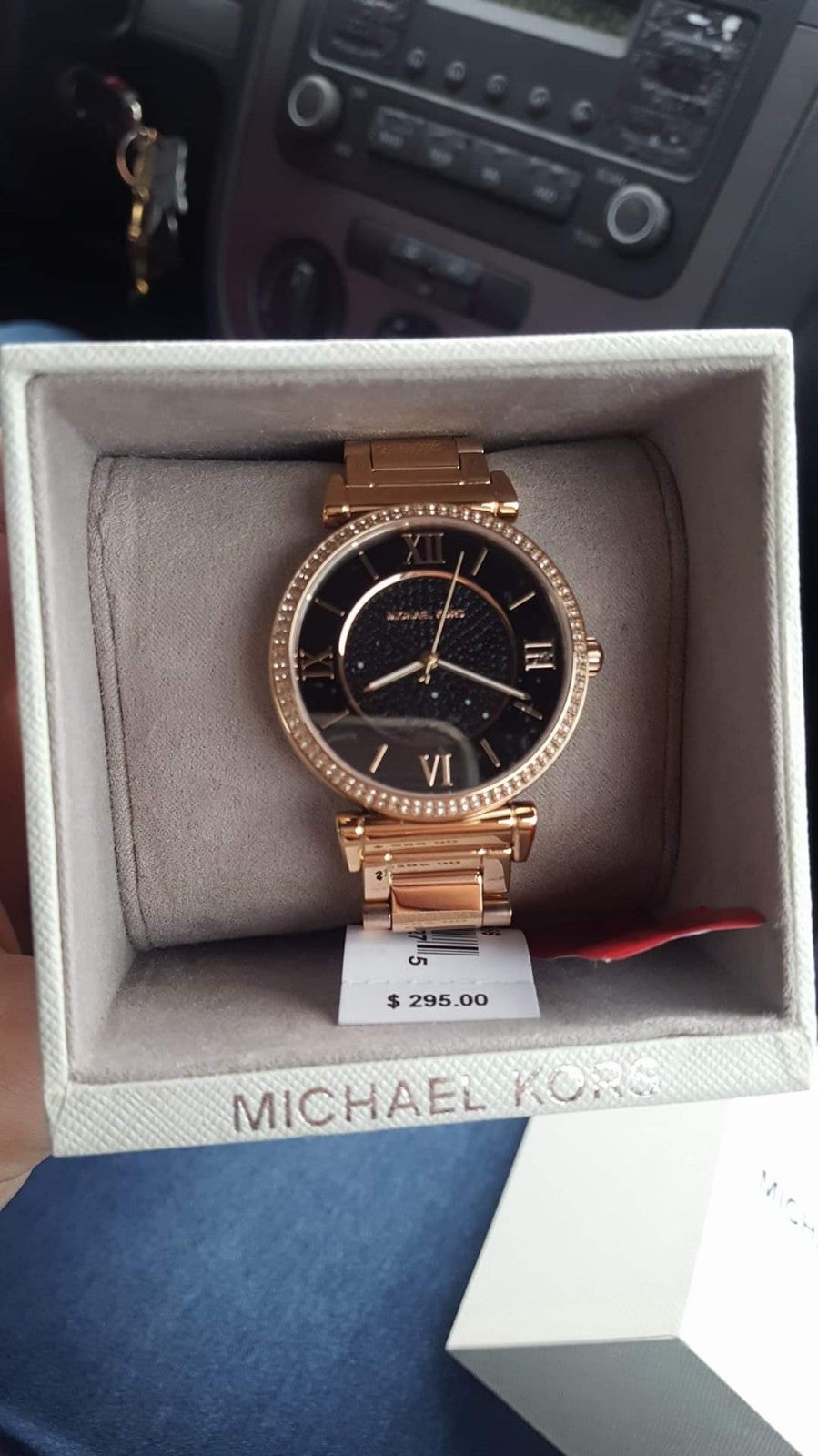  Shop Authentic Michael Kors Catlin Black Diamonds Dial Rose Gold Steel Strap Watch for Women - MK3356 - Luxxuri