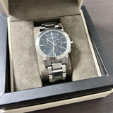  Shop Authentic Burberry The City Black Dial Silver Steel Strap Watch for Men - BU9351 - Luxxuri