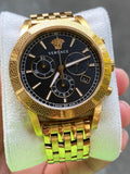  Shop Authentic Versace Sport Tech Chronograph Black Dial Gold Steel Strap Watch for Men - VELT00419 - Luxxuri