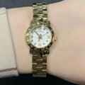  Shop Authentic Marc Jacobs Amy Dinky White Dial Gold Steel Strap Watch for Women - MBM3226 - Luxxuri