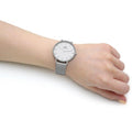  Shop Authentic Daniel Wellington Petite Sterling Quartz White Dial Silver Mesh Bracelet Watch For Men - DW00100306 - Luxxuri